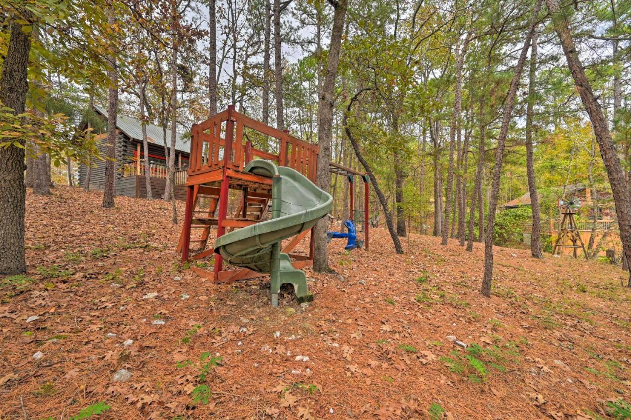 Tudor-Style Broken Bow Cottage With Hot Tub And Decks! Stephens Gap Dış mekan fotoğraf